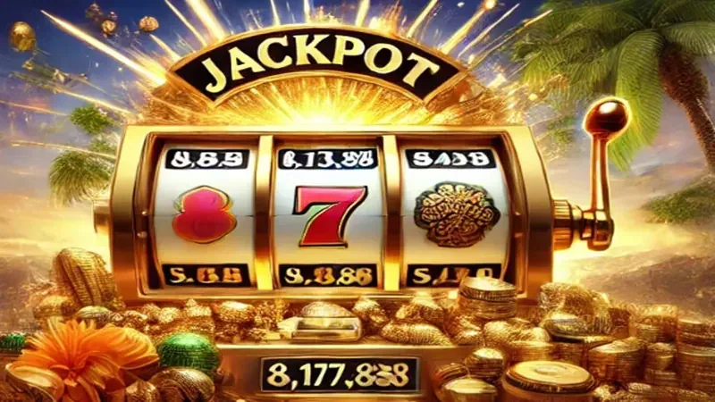 Reels slot dengan simbol wild scatter dan panel fitur permainan