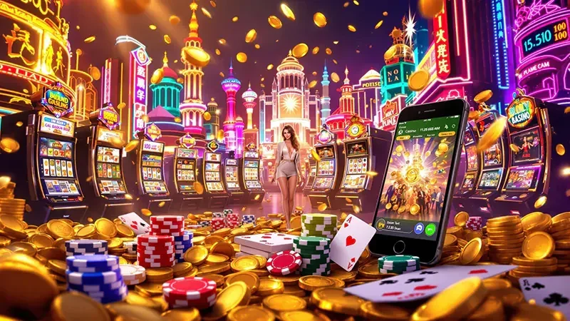 Reel slot mobile dengan susunan simbol dan panel permainan